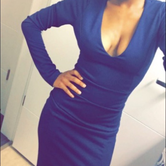 Navy Party Dress - Picture 2 of 3